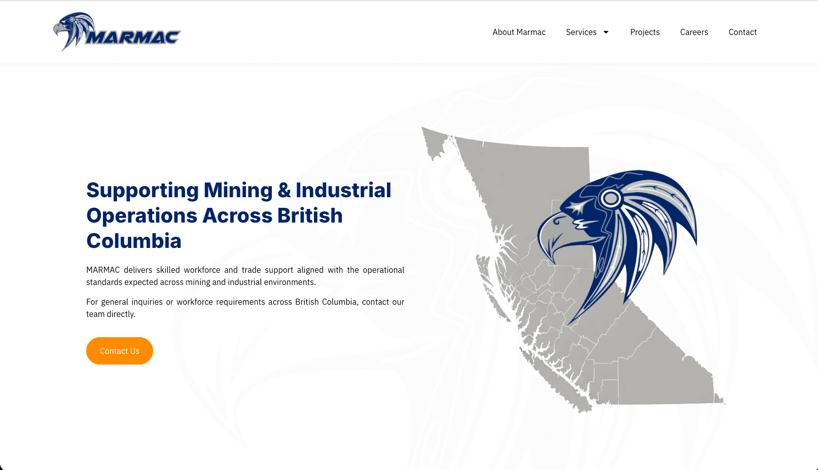 Services page