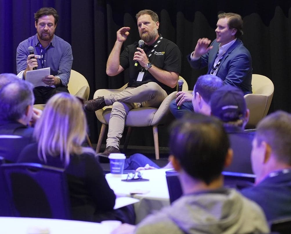 Jay Janus from Nooma Logic speaking on a conference panel